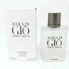 Acqua Di Gio Giorgio Armani 3.3 3.4 oz EDT Spray Cologne For Men New Testr