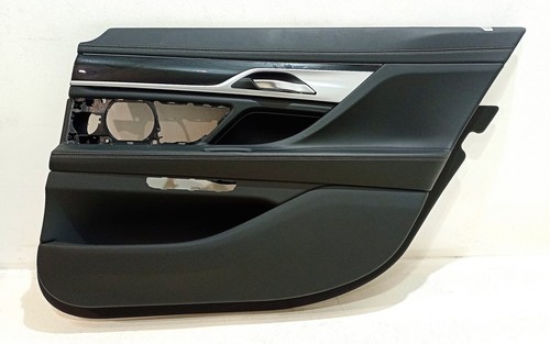 BMW OEM Door lining leather rear right Nappa/black 7448430 G12 G12 LCI G612421