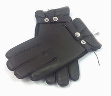 Isotoner Leather Belted Gloves Mens Style R0017 L/G , MSRP 130