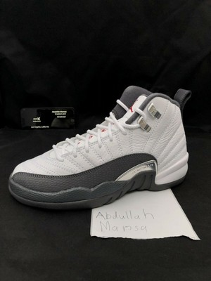 retro 12 white dark grey