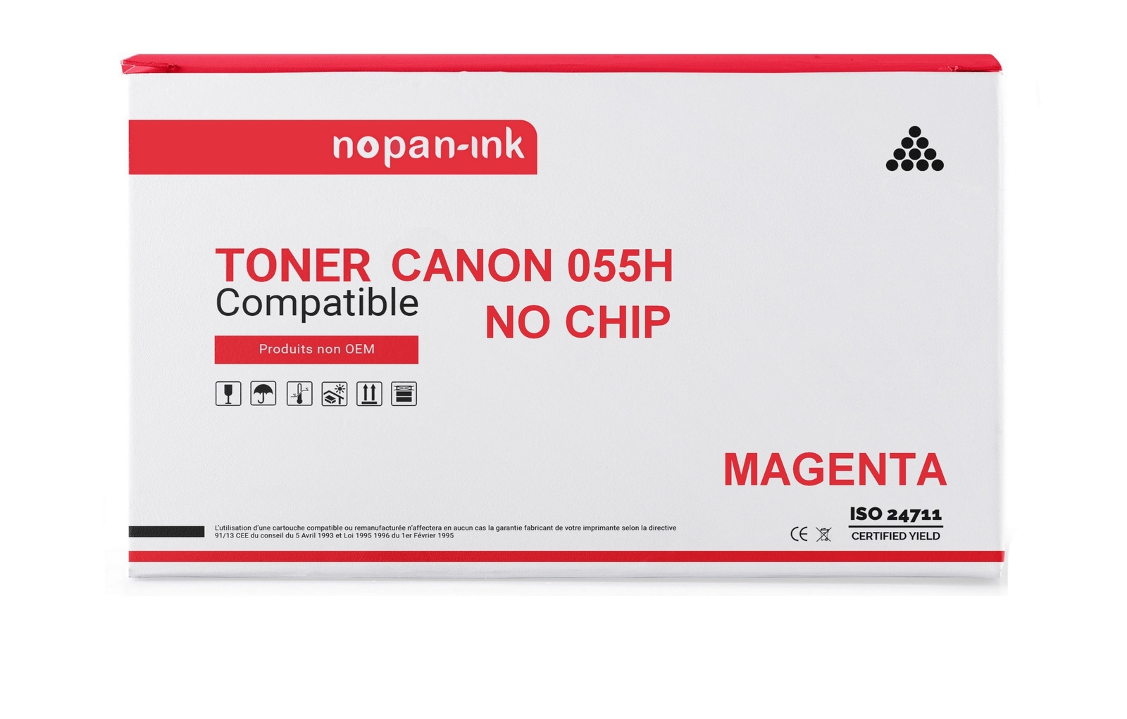 Toner 055H Magenta pour des impressions couleur éclatantes à haut rendement