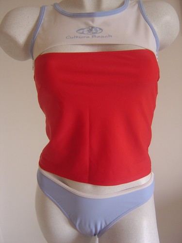 Maillot De Bain 2 Pièces La Perla Rouge Et Blanc - Taille 40B, Neuf Avec étiquettes, Livraison Offerte