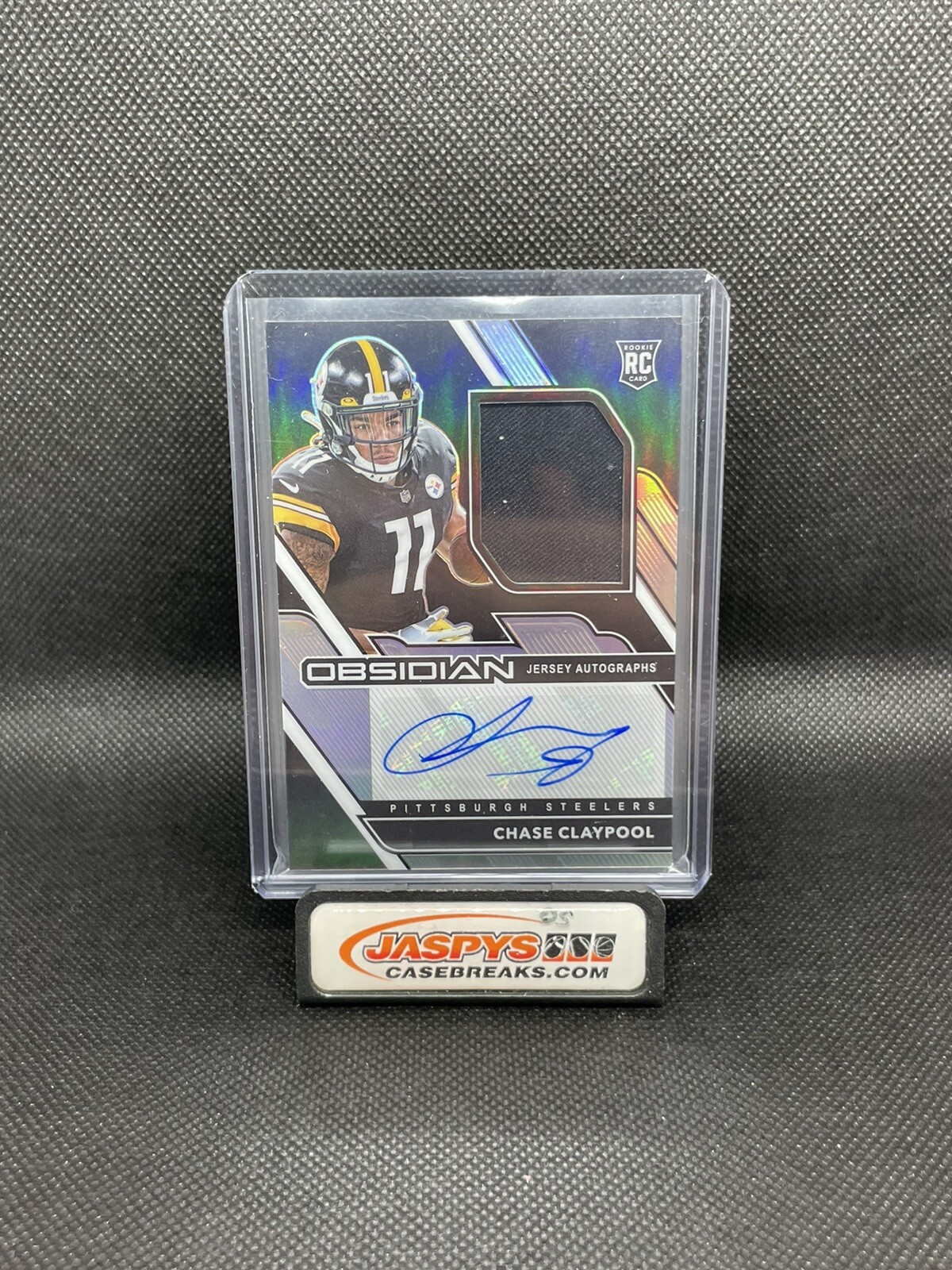 2020 Panini Obsidian Chase Claypool #220 RPA /150 Auto Patch Steelers Bears RC