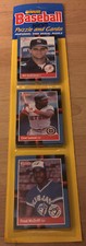 1988 Blister Pack Bill Gullickson Yankees Chet Lemon Tigers Fred McGriff Blue Ja