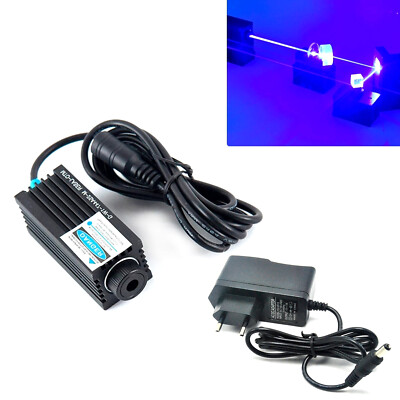Einstellbare 450nm 1000mw 12V  Blue Dot Laser Gravur Laser Diode Modul 25*60mm
