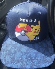 2021 Pokemon Pikachu 025 Snapback Baseball Cap Hat Youth One Size Nice clean