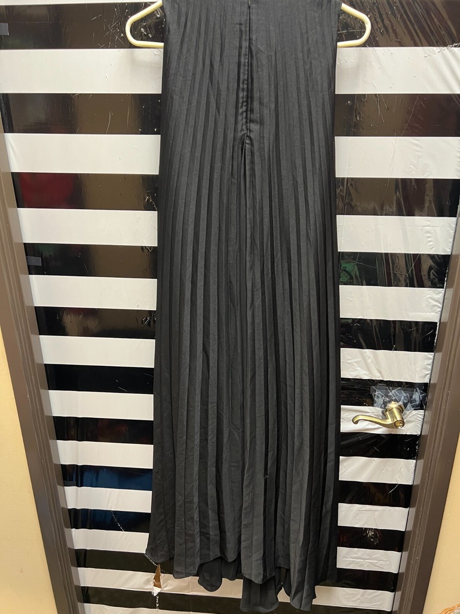 Women "Vince" blk, long,sleeveless pleated dress. Size M. Prev. Owned | eBay