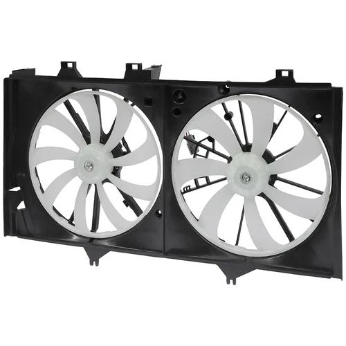AC Dual Condenser Radiator Cooling Engine Fan For 2012-2017 Toyota Camry 2.5L L4 - Foto 3 di 8