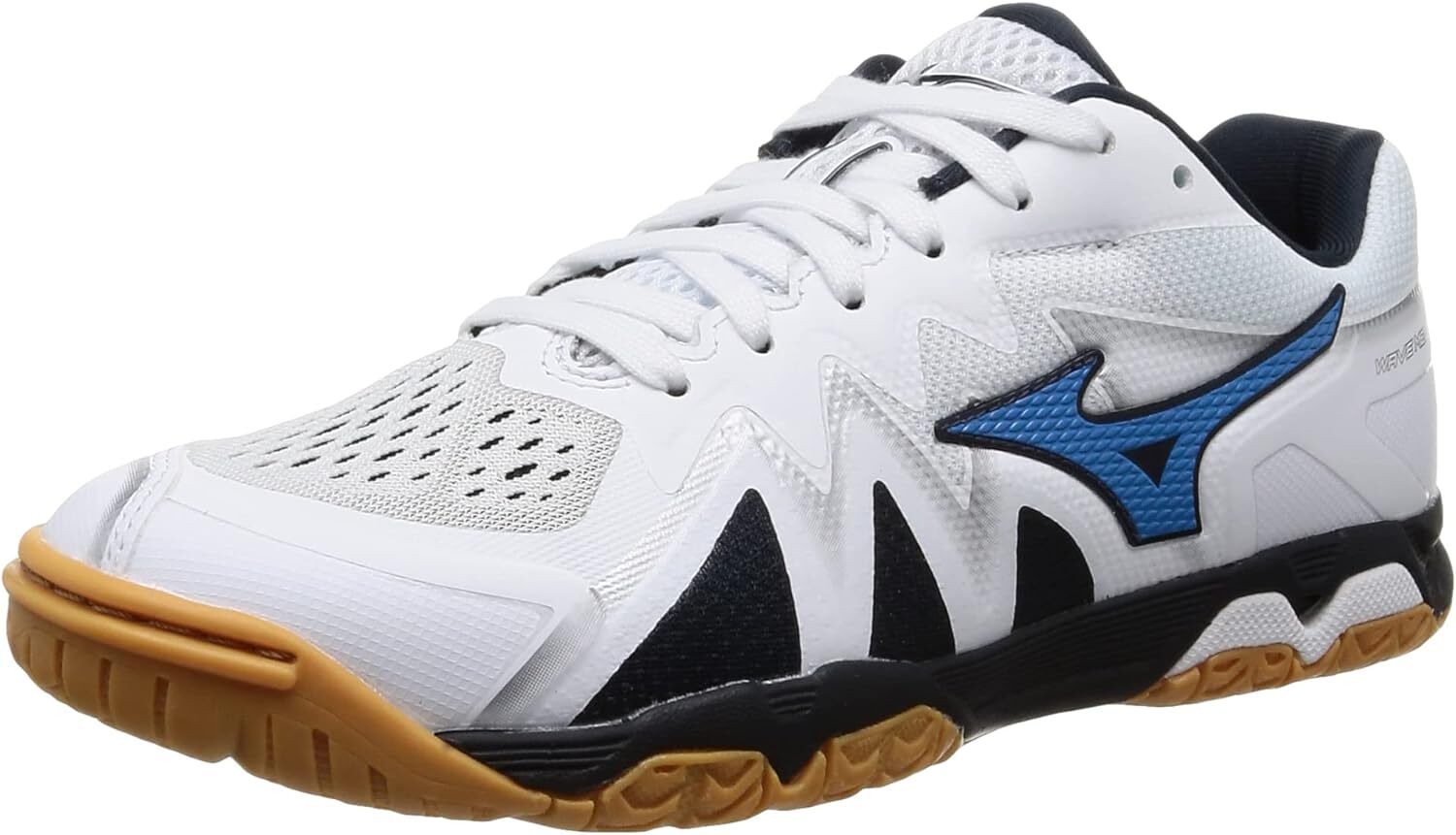Mizuno Table Tennis Shoes WAVE MEDAL RISE 81GA211027 White×Blue×Navy (US7-10.5)
