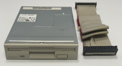    Vintage Sony MPF920-Z/161 3.5'' 1.44MB Internal Floppy Disk Drive w/Cable