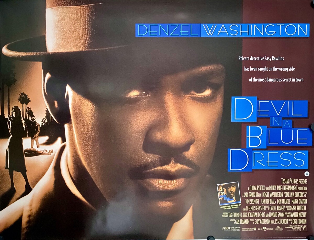 devil in a blue dress tree cutter ORIGINAL BRITISH QUAD POSTER 30