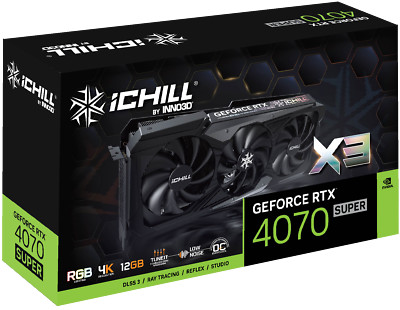 INNO3D GEFORCE RTX 4070 SUPER 12GB GDDR6X SUPER ICE DRAGON