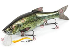 NEW Molix Glide Bait 178 Lip 17.8cm 73g Floating Jointed Lure Pike COLORS