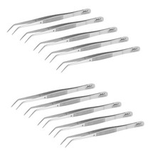 10PCS Cotton Dressing Pliers 6" Dental Instruments Stainless Steel