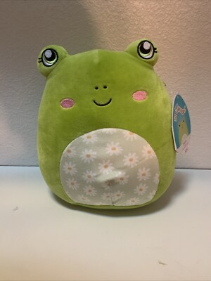 Squishmallows 2022 Easter Wendy The Frog 8'' Daisy Flower Tummy Tik Tok Plush