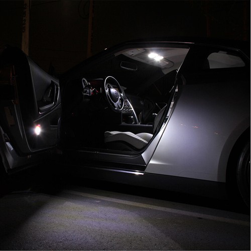 GLOFE Interior Wedge Plate Light Bulb Error Free T10 W5W 194 168 2825 LED 6000K - Picture 12 of 16