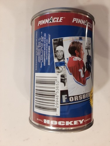 Peter Forsberg Pinnacle 1997 1998 NHL Hockey Cards in a Can, Sealed Excellent - Picture 3 of 5