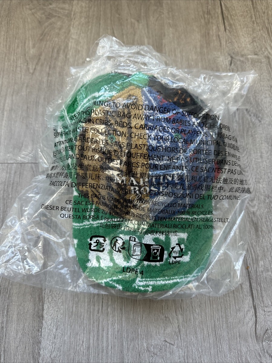 Supreme Martine Rose Towel 6 Panel Cap Multicolor Green FW24 Supreme Martine Rose Towel 6 Panel Cap Multicolor Green FW24