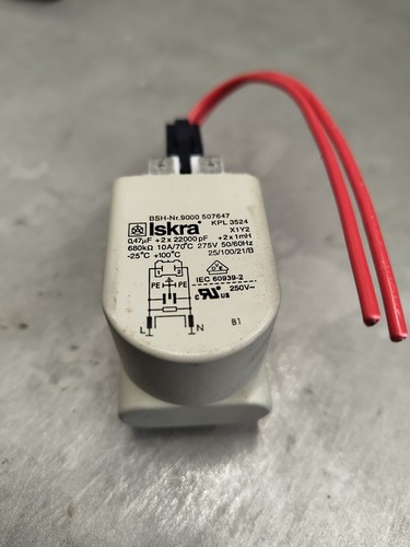 Bosch WAS2874W Waschmaschine Entstörfilter ISKRA 9000507647 KPL3524 #50341