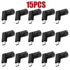 15pcs 65W 7.4mm Laptop Charger Converter USB Type C Power Charging Cable Adapter