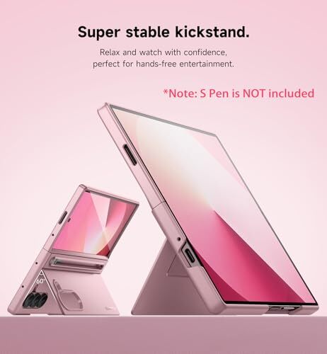 for Samsung Galaxy Z Fold 6 Case with Kickstand and S Pen