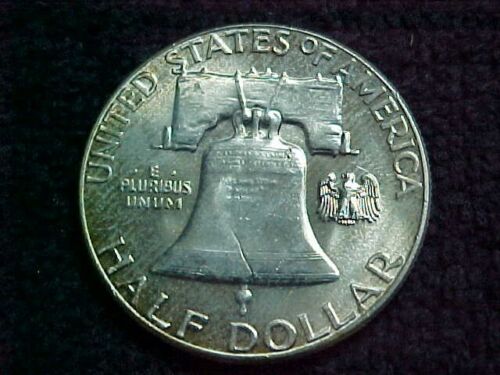 Medio dólar de plata Franklin 1959 P sin circular - Imagen 2 de 2