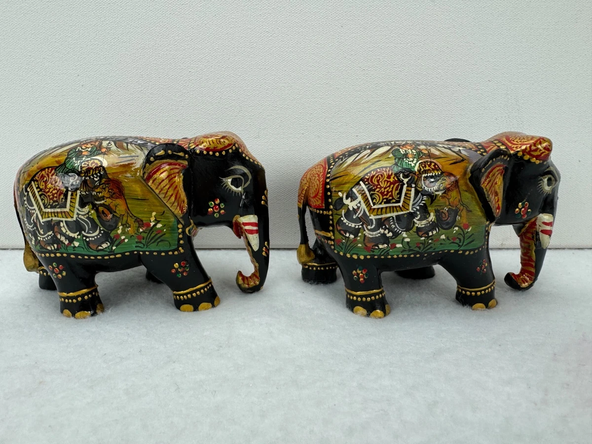 木质大象| eBay