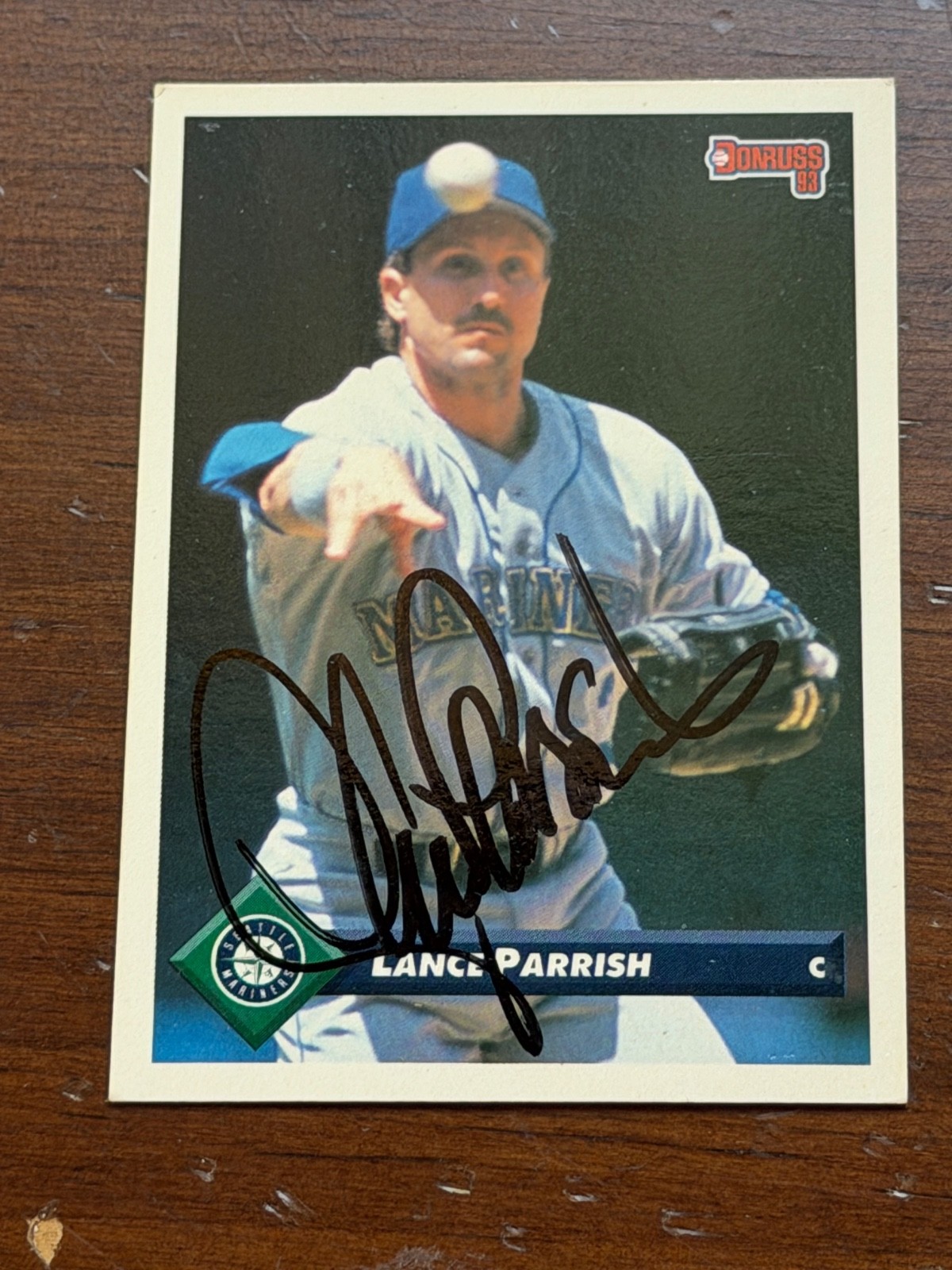 Signed  1993 Donruss - Lance Parrish