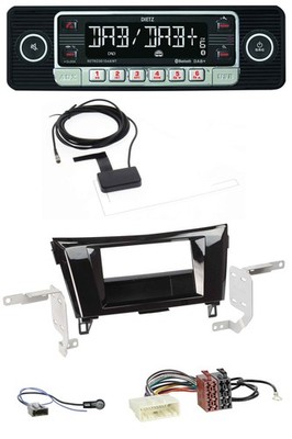 Dietz DAB Bluetooth USB MP3 Autoradio für Nissan Qashqai X-Trail ab 2014
