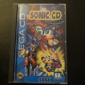 Sonic CD For Sega CD CIB Complete Vintage Collectible Excellent Condition Item