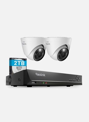 Reolink 1224A 12MP Überwachungskamera CCTV System 8CH NVR 2TB Smart Detection