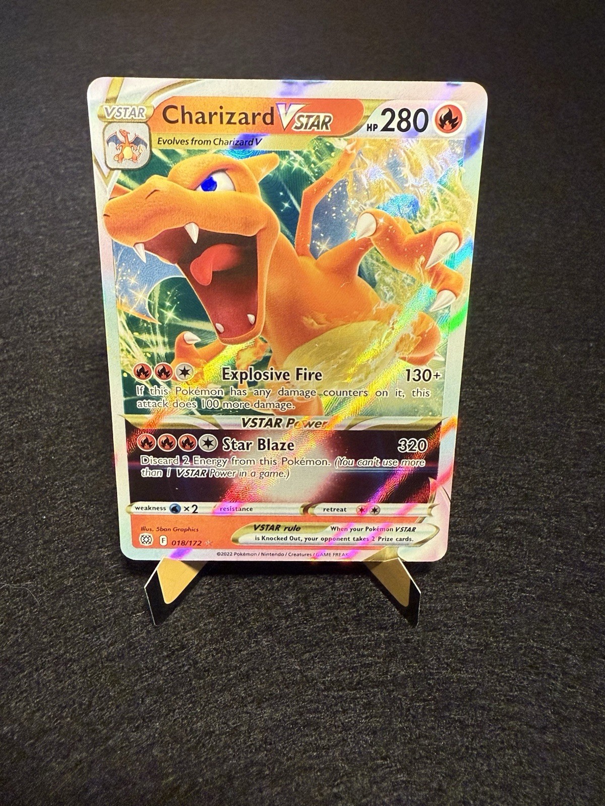 Brilliant Stars Charizard Vstar 18/172