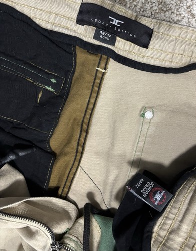 Jordan Craig Ross Amarillo Legacy Edition Patchwork Cargo Jeans Pants 42 X 32 - Picture 6 of 8