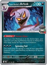 Normal - Team Rocket's Arbok - 113/182 - SV10: Destined Rivals - NM