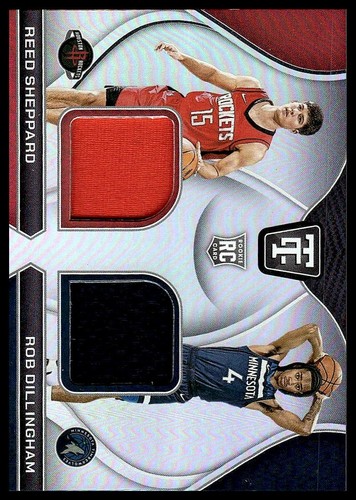 2024-25 Panini Totally Certified / Reed Sheppard /Rob Dillingham ROOKIE RELIC
