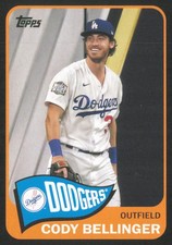 Cody Bellinger 2021 Topps 1965 Topps Redux Black/25 #T65-27 Los Angeles Dodgers