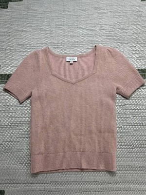 & Other Stories Shirt Womens Xs Pink Knit Pullover