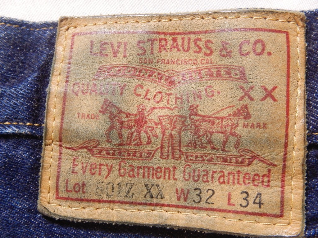 LVC Levi's Vintage Clothing 1954 501 ZXX Jeans Made In Turkey Tag