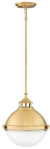 Hinkley Fletcher 13 1/2" Wide Satin Brass Pendant Light - Picture 2 of 10