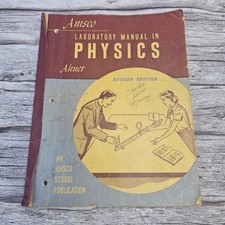 vintage laboratory manual for physics, publis...