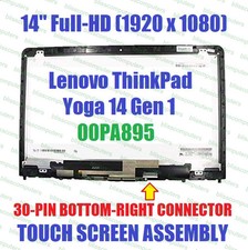 Lenovo Thinkpad Yoga 14" IPS FHD LCD Touch Screen Panel Assembly 04X5934 04X5916