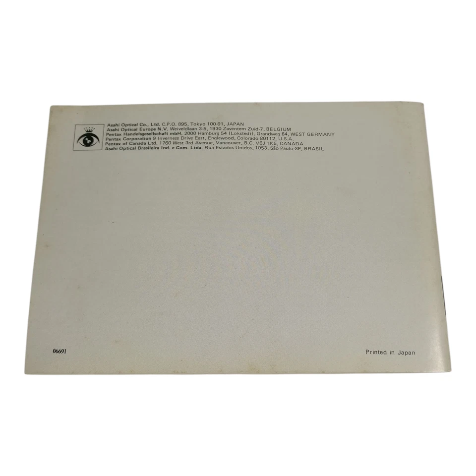 Pentax MX 35mm SLR Camera Instruction Manual Original - Image 2 of 4