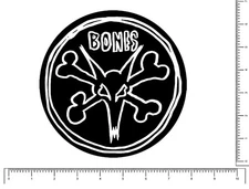 Bones Vato Rat Circle Skateboards Die Cut Sticker Decal 6" bearings, bushings