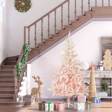 7ft Artificial Christmas Tree Indoor Realistic Holiday Decoration 1000 Tips