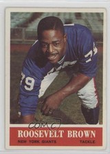 1964 Philadelphia Rosey Brown #114 HOF 2v5
