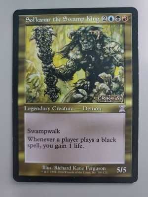 MTG Sol'kanar the Swamp King Time Spiral Timeshifted Rare 