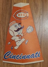 1960 s CINCINATTI REDS BASEBALL MEGAPHONE POPCORN HOLDER EX