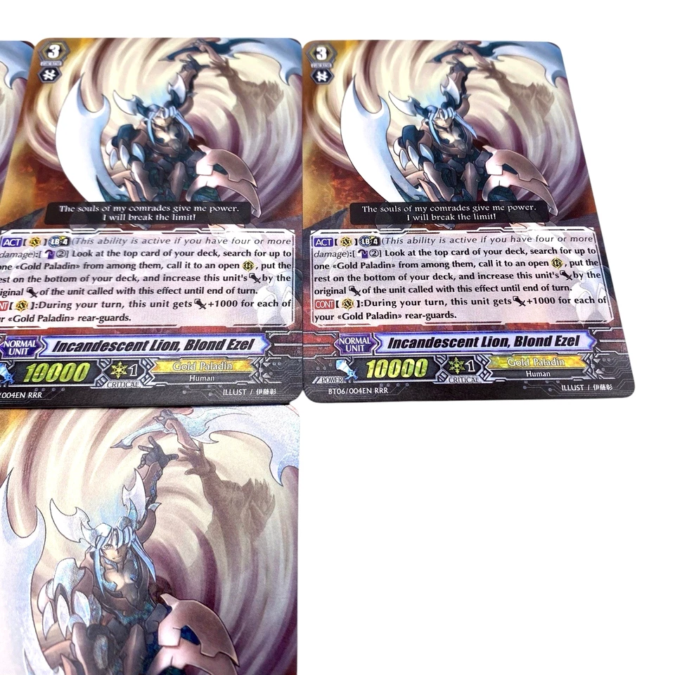 100% AUTHENTIC Incandescent Lion, Blond Ezel rrr bt06 Breaker of Limits Vanguard - Image 3 of 4