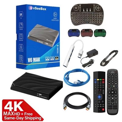 2026 VSEE V6 MAX 4K TV BOX | FREE SAME-DAY SHIPPING