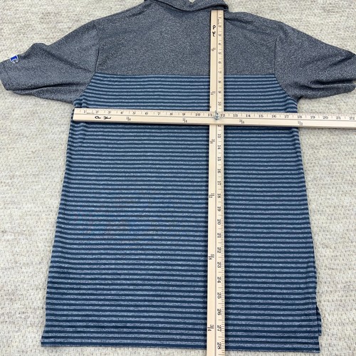 Tennessee Volunteers Polo Shirt Men Small Blue Striped Performance Wicking Vols - Picture 6 of 8